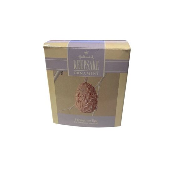 Hallmark Keepsake Springtime Egg Ornament 1992 Easter Collection - Picture 1 of 2